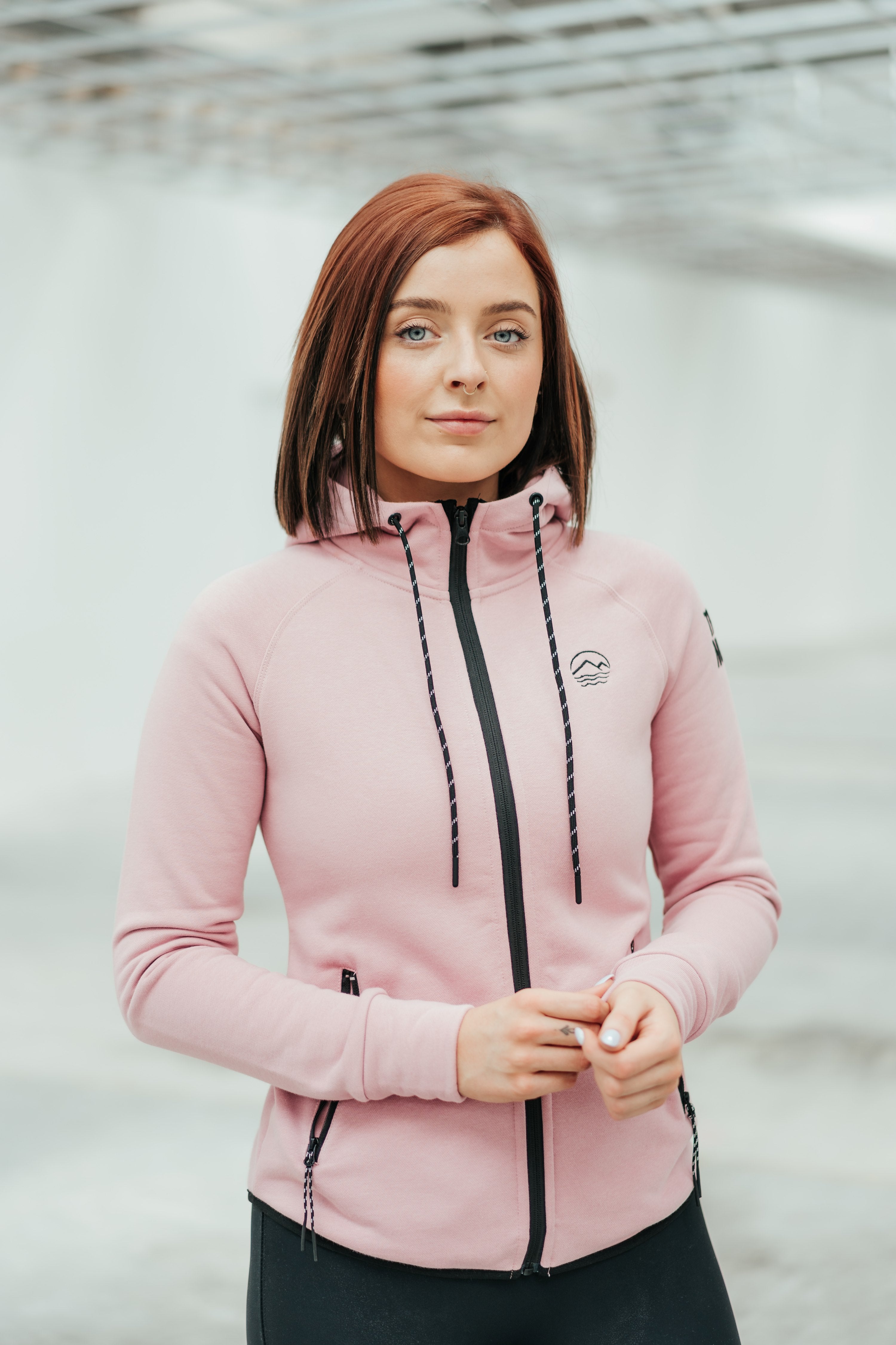 Pink Womens Zipped Hoodie truenorth.ie